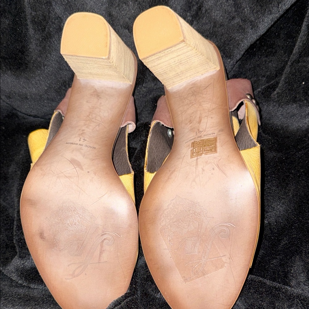 FP Movement by Free People Mustard and Chestnut Heels - Picture 10 of 12